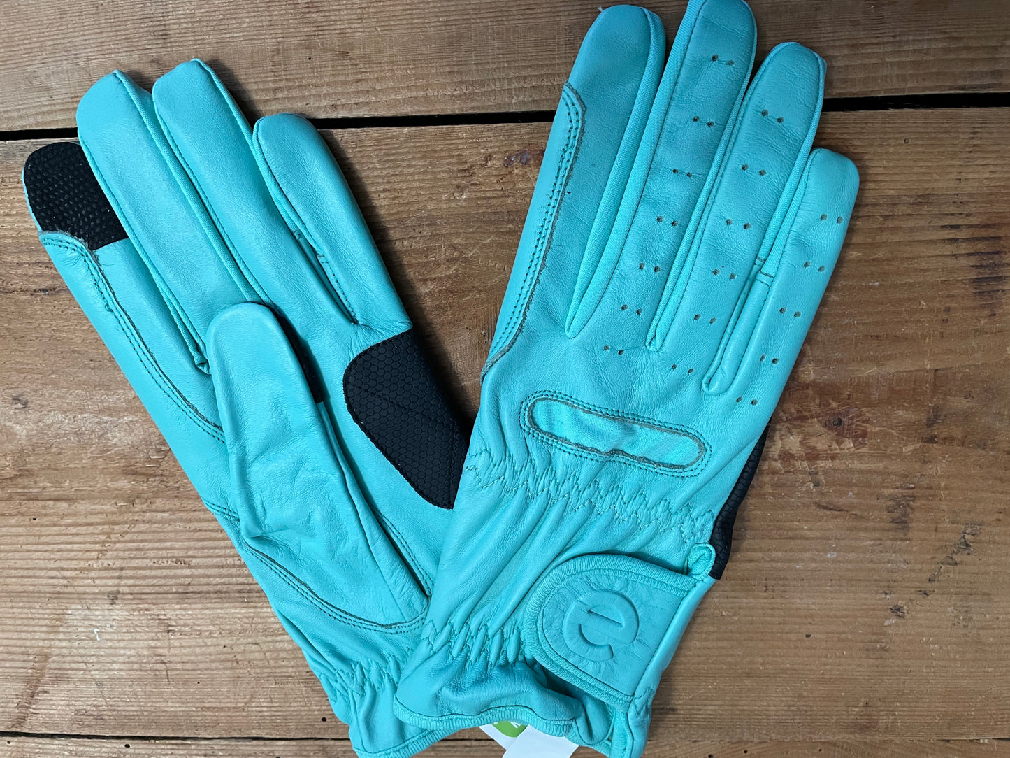 Gloves - eQuest Grip Pro Leather - Teal