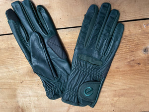 Gloves - eQuest Grip Pro Leather - Dark Green
