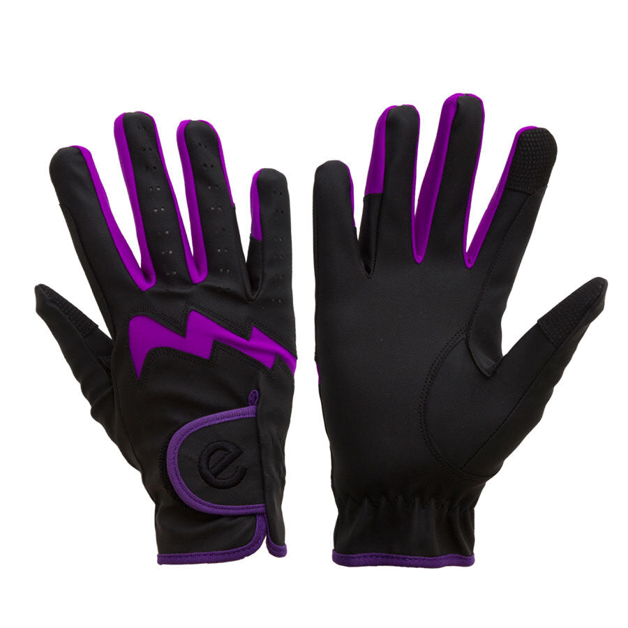 Gloves - eQuest Grip Pro LITE - Black / Purple