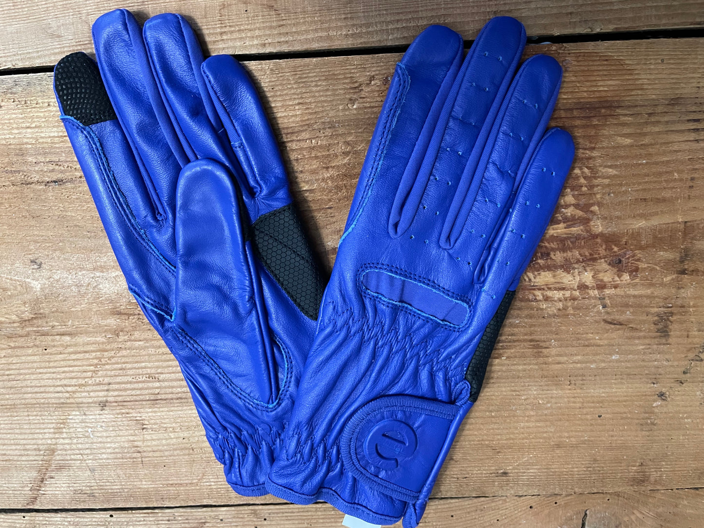 Gloves - eQuest Grip Pro Leather - Royal Blue