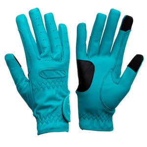 Gloves - eQuest Grip Pro Leather - Teal
