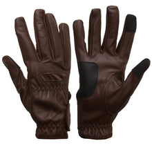 Load image into Gallery viewer, Gloves - eQuest Grip Pro Leather - Chocolate
