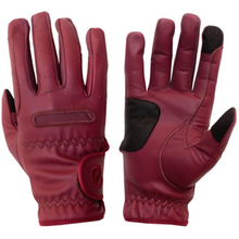 Load image into Gallery viewer, Gloves - eQuest Grip Pro Leather - Merlot
