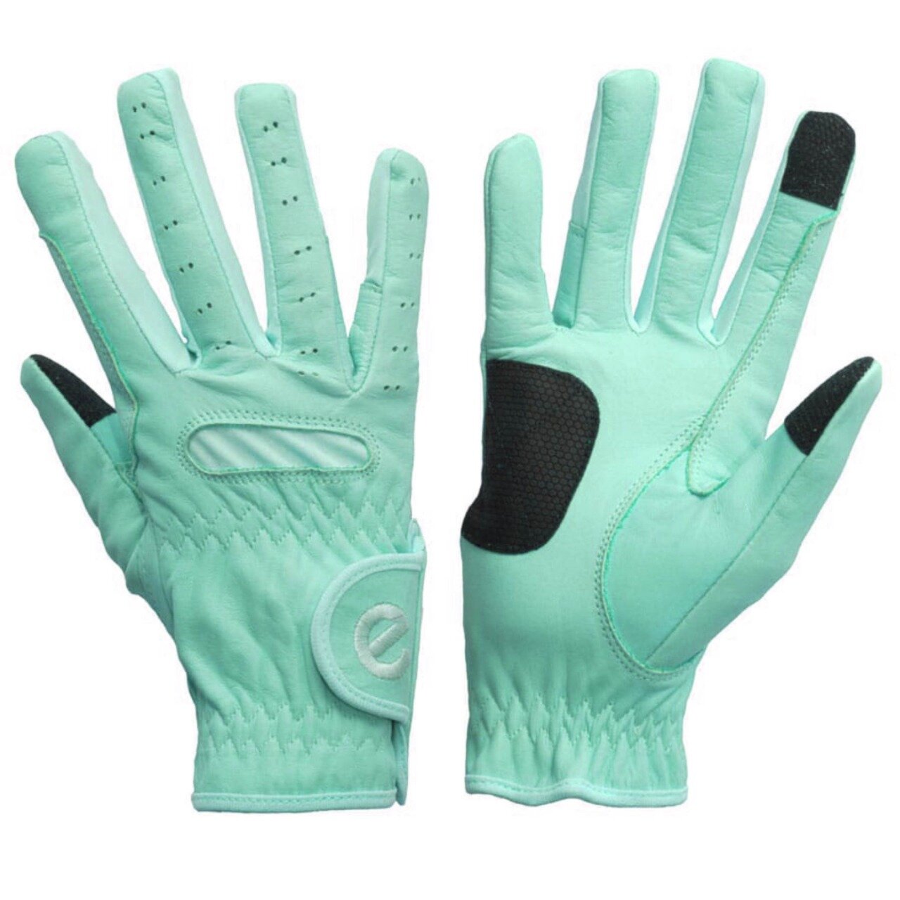 Gloves - eQuest Grip Pro Leather - Mint Green