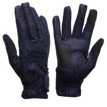 Load image into Gallery viewer, Gloves - eQuest Grip Pro Leather - Navy Blue
