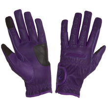 Load image into Gallery viewer, Gloves - eQuest Grip Pro Leather - Purple
